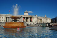 Springbrunnen am Trafalgar Square